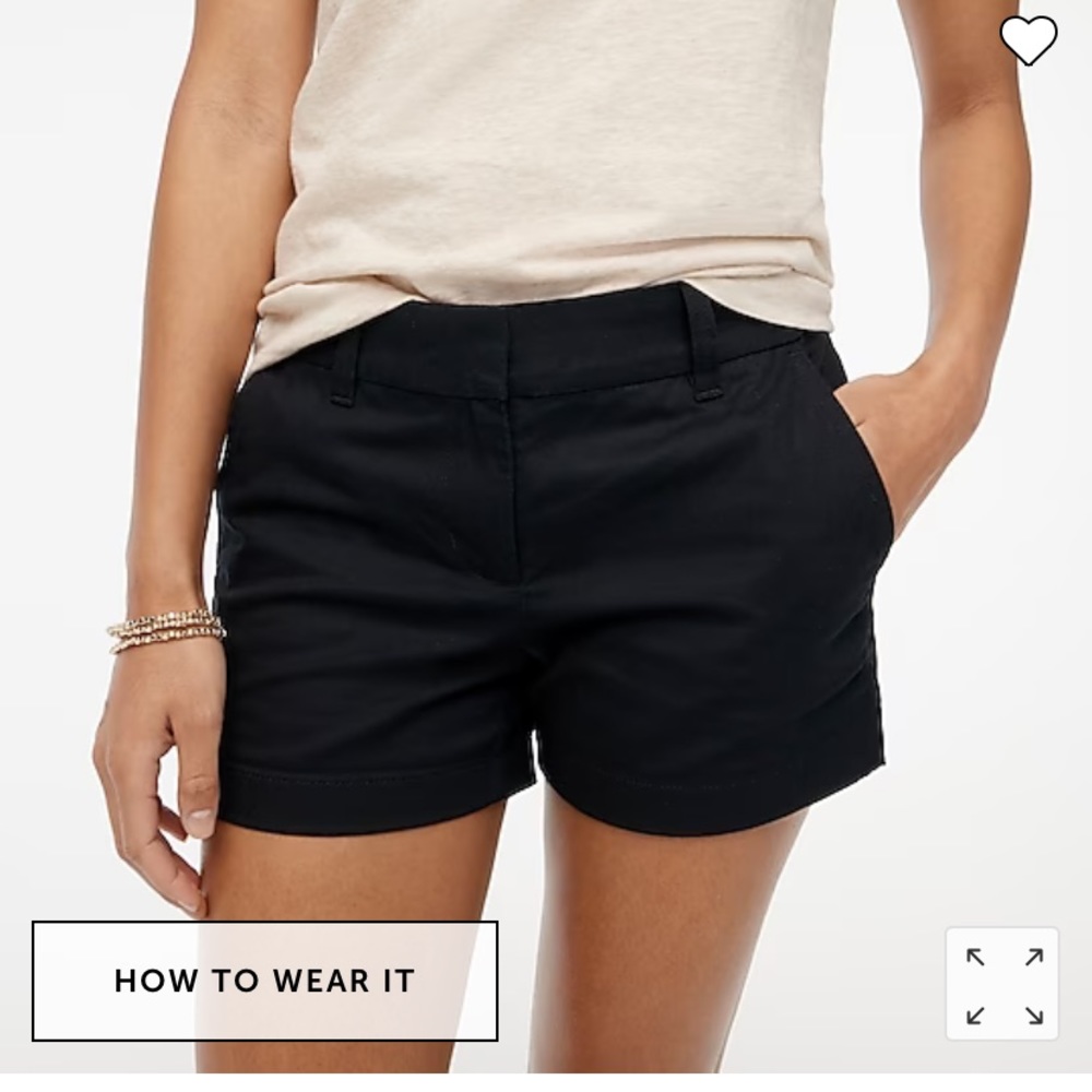 NWT j crew 3.5 inch chino shorts